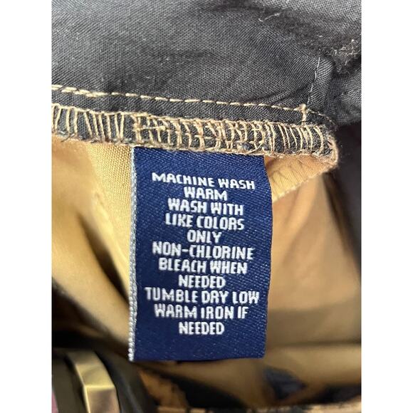 Chaps animal print short pencil skirt‎ Womens 12 Petite Short Pockets Funky - Picture 4 of 7